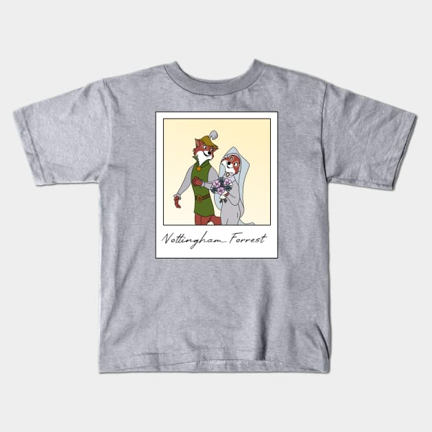 Robin & Marian Kids T-Shirt by Master Of None 